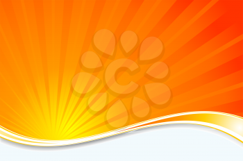 Abstract background with a sunburst effect