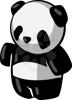 Royalty Free Clipart Image of a Panda