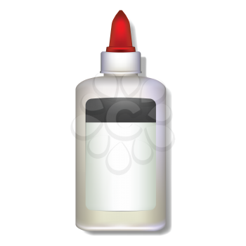 Royalty Free Clipart Image of Glue