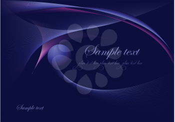 Royalty Free Clipart Image of a Deep Blue Purple and Pink Background