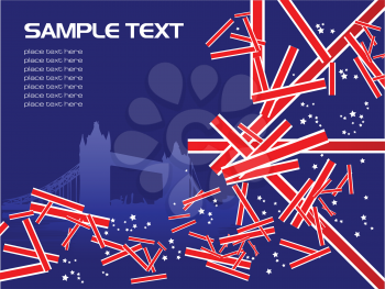 Britain image background. Vector illustration