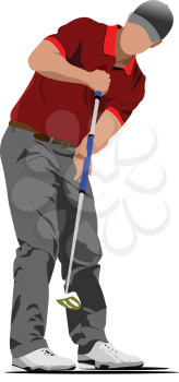 Golfer Clipart