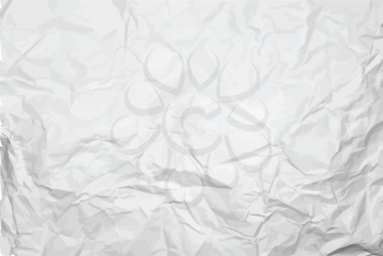 Background with torn crumpled paper. Vector illustration