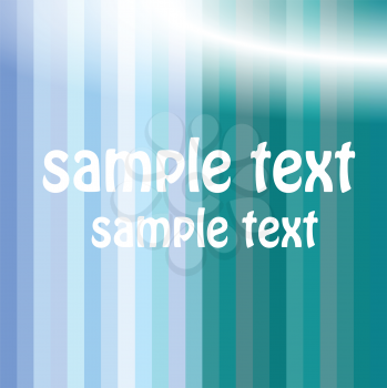 Royalty Free Clipart Image of a Blue to Aqua Striped Background