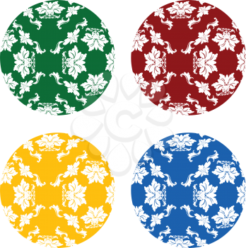 Royalty Free Clipart Image of Christmas Tree Ornaments