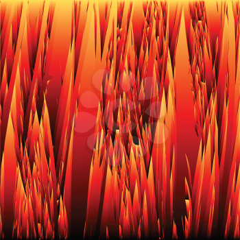Royalty Free Clipart Image of a Fiery Background