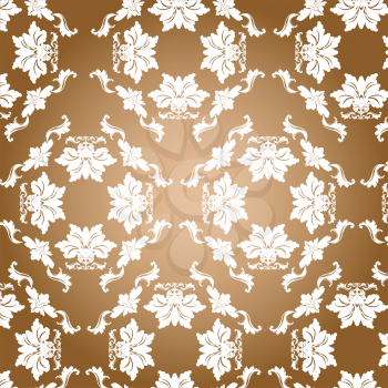 Royalty Free Clipart Image of a Floral Texture Background