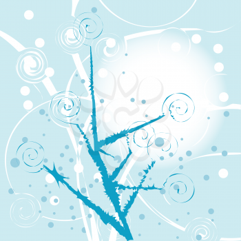 Royalty Free Clipart Image of a Frosty Glass Background