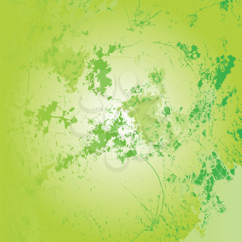 Royalty Free Clipart Image of a Light Green Grungy Background