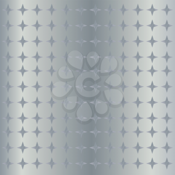 Royalty Free Clipart Image of a Metallic Silver Border