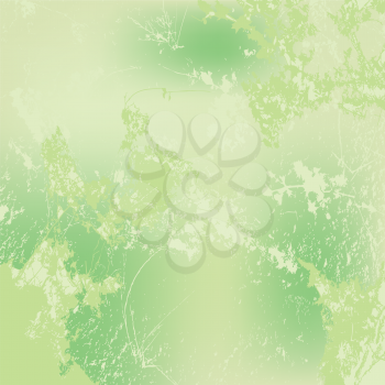 Royalty Free Clipart Image of a Green Grunge Background