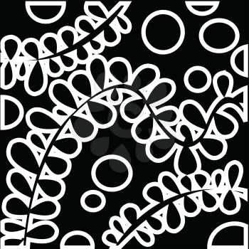 Royalty Free Clipart Image of a Black and White Textured Background