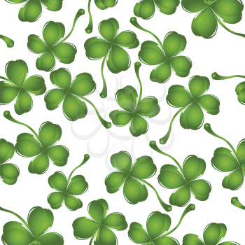 Royalty Free Clipart Image of Clovers