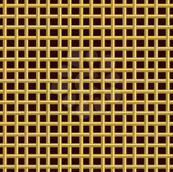 Royalty Free Clipart Image of a Background With Golden Bars