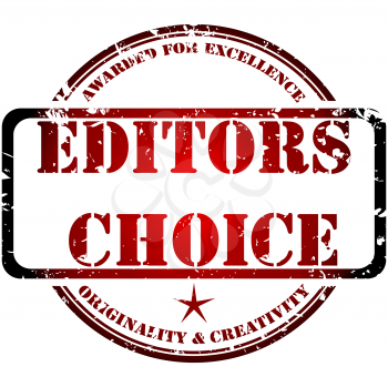 Grunge stamp, editors choice concept