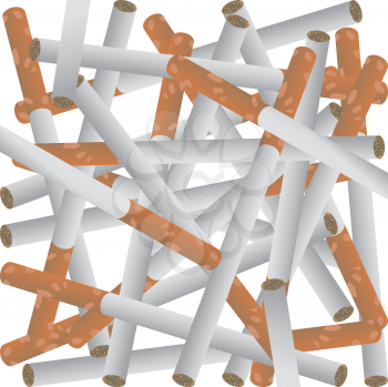 Seamless background with cigarettes