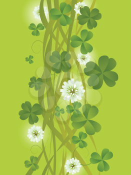 St. Patrick's Day background illustration, abstract card design
