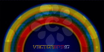 Decorative rainbow background, vector eps 10 with transparency effect.