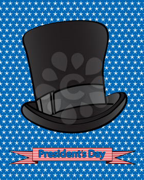 President's Day celebration card.