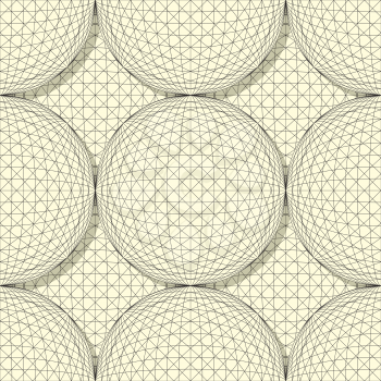 Seamless sphere pattern for design
