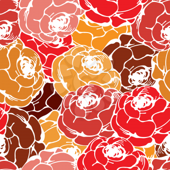 Vintage rose seamless pattern for your design