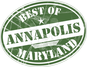 Best of  Annapolis grunge rubber stamp against white background
