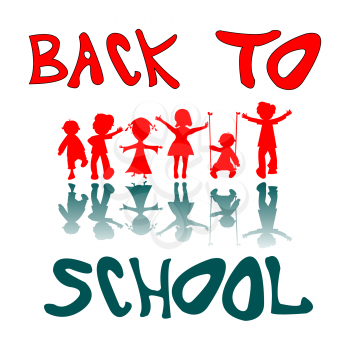 Royalty Free Clipart Image of a Back to School