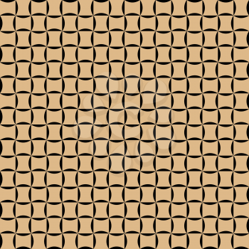 Royalty Free Clipart Image of a Basket Weave
