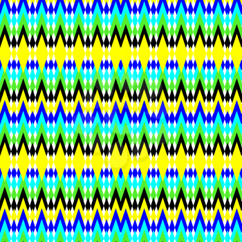Royalty Free Clipart Image of a Jagged Line Pattern