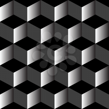 Royalty Free Clipart Image of a Black Pattern