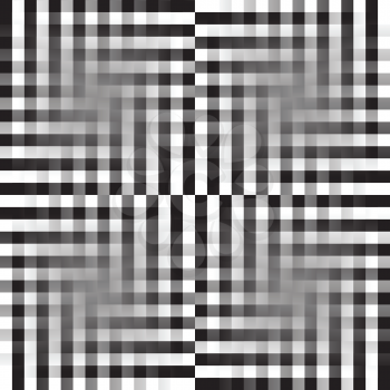 Royalty Free Clipart Image of a Checkered Square Background