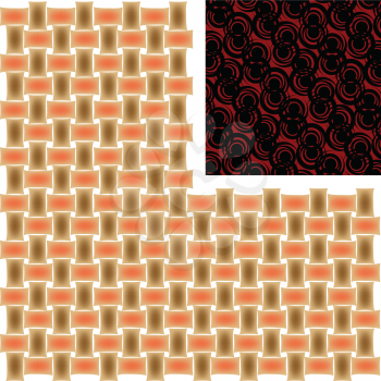 Royalty Free Clipart Image of Two Different Textures
