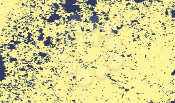 Royalty Free Clipart Image of a Yellow Background Speckled With Blue