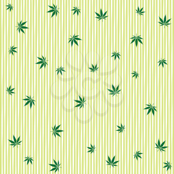 cannabis rain concept, abstract background; vector art illustration