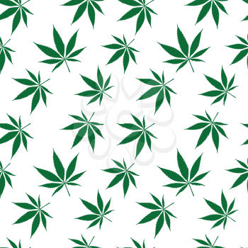 cannabis seamless pattern extended, abstract texture; vector art illustration