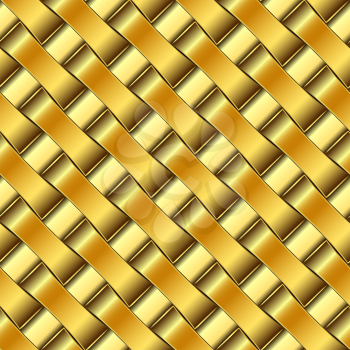 golden pattern, abstract seamless texture; vector art illustration