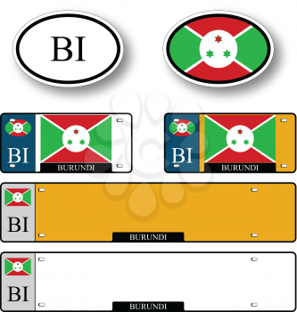 burundi auto set against white background, abstract vector art illustration, image contains transparency