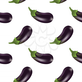 eggplant pattern, abstract vector art illustration, image contains gradient mesh