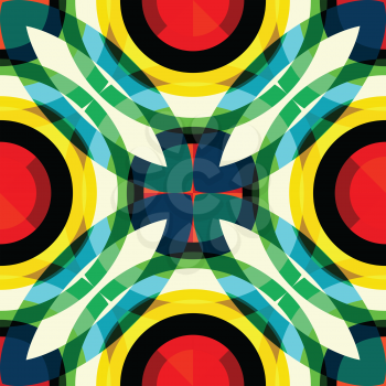 seamless circles texture, abstract pattern, vector art illustration