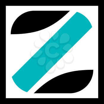 Royalty Free Clipart Image of a Z