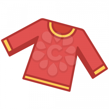Royalty Free Clipart Image of a Sweater