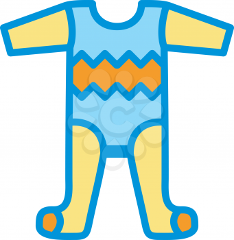 Royalty Free Clipart Image of Baby Clothes