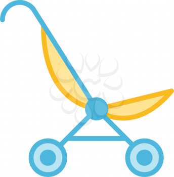 Royalty Free Clipart Image of a Stroller