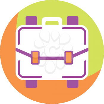 Royalty Free Clipart Image of a Piece of Luggage