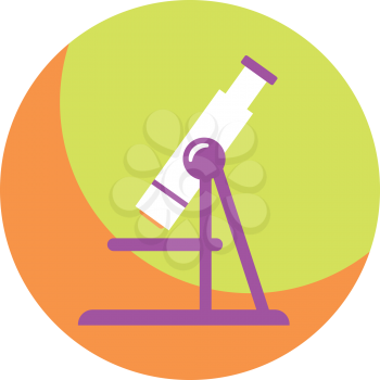 Royalty Free Clipart Image of a Telescopr
