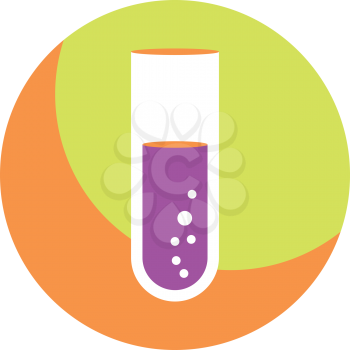 Royalty Free Clipart Image of a Test Tube