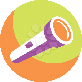 Royalty Free Clipart Image of a Flashlight