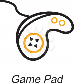 Royalty Free Clipart Image of a Game Pad