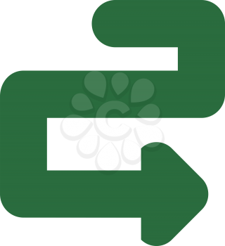 Royalty Free Clipart Image of a Green Design