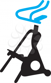 Royalty Free Clipart Image of an Step Machine